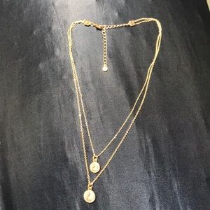 Rose gold necklace